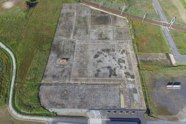 平城宮跡歴史公園（朱雀大路西側地区）公園造成工事