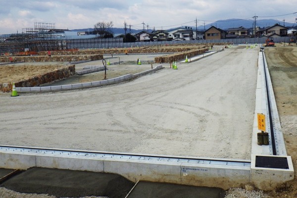 平城宮跡歴史公園（朱雀大路西側地区）公園造成工事