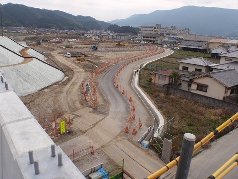 大和御所道路御所南IC 盛土工事