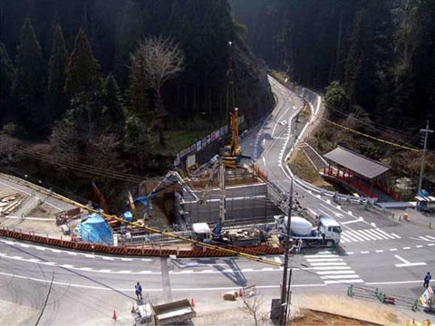 桜井吉野線 地方特定道路整備事業 道路改良工事