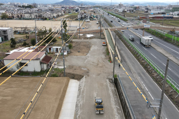 大和御所道路大垣地区他構造物工事