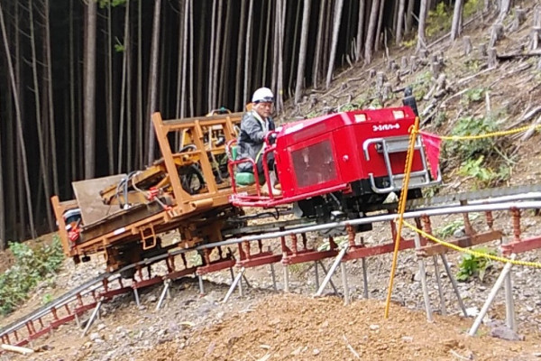 冷水２号集水井集水ボーリング工事