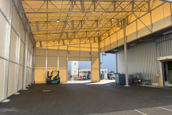 千代田空調機器 りんくう工場 南エリア屋外荷捌き場上屋 新設工事