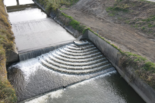 大和川保田遊水地掘削築堤他工事