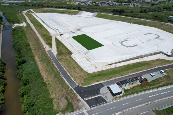 大和川保田遊水地掘削築堤他工事