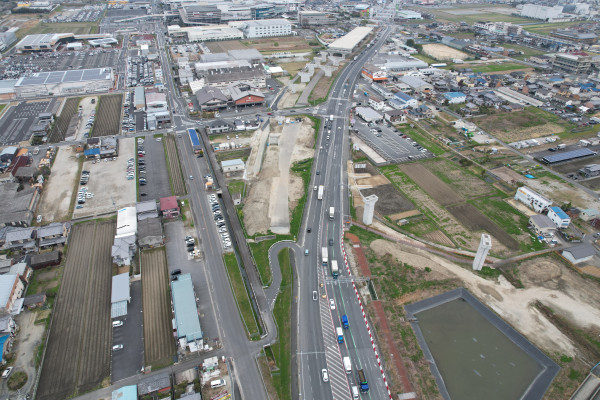 大和御所道路新堂地区他整備工事