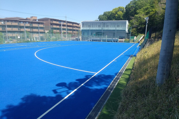 南都銀行保養所 人工芝ホッケー場 人工芝貼替工事