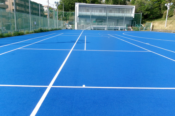 南都銀行保養所 人工芝ホッケー場 人工芝貼替工事