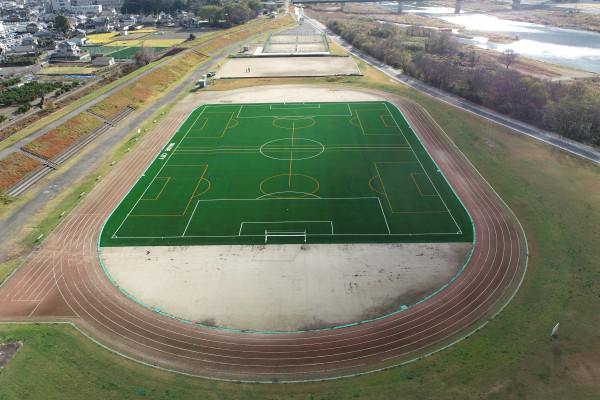 岩出市立大宮緑地総合運動公園多目的競技場 人工芝張替工事