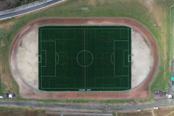 岩出市立大宮緑地総合運動公園多目的競技場 人工芝張替工事