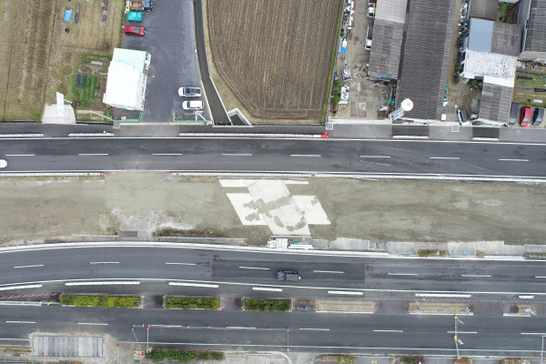 大和北道路美濃庄町地区改良工事